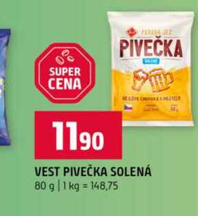 VEST PIVEČKA SOLENÁ 80 g
