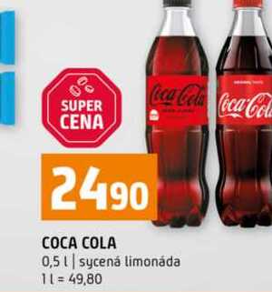 Coca-Cola 0,5l sycená limonáda 