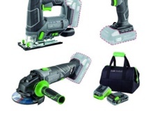 LUX-TOOLS 1 POWERSYSTEM SADA AKU NÁSTROJŮ 3V1 A-BS-20/ A-ST-20/A-WS-20/115 A