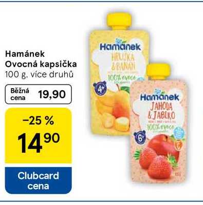 Hamánek Ovocná kapsička, 100 g