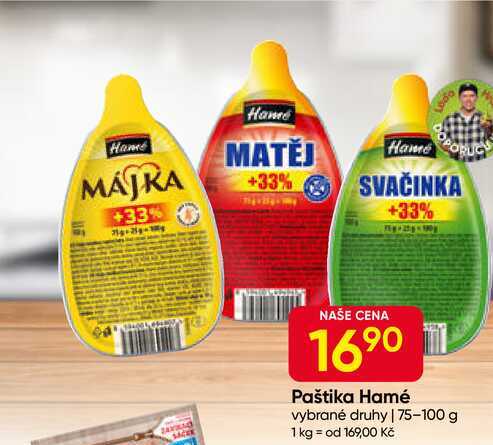 Hamé vybrané druhy 75-100 g