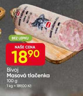 Bivoj Masová tlačenka 100 g 