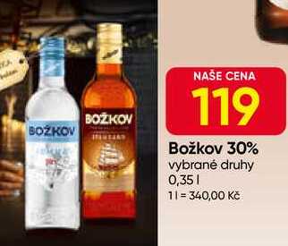 Božkov Vodka 0,35l