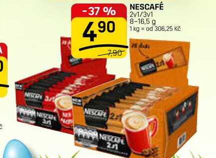 NESCAFÉ 2v1/3v1 8-16,5 g