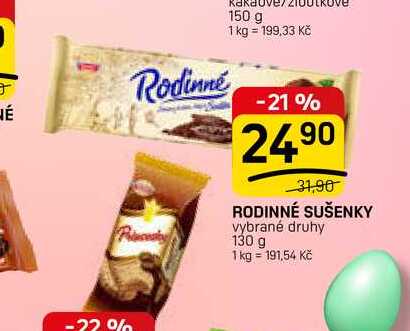 RODINNÉ SUŠENKY vybrané druhy 130 g 