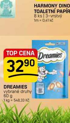 DREAMIES vybrané druhy 60 g