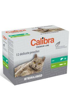 Calibra Cat Kapsa Premium Sterilised Multipack 12x100g