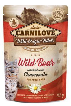 Carnilove Cat Pouch wild boar & chamomile 85g