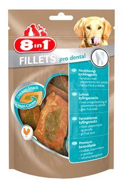 Pochoutka 8in1 fillets pro dental S 80g (svěží Dech)