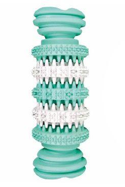 Hračka pes kost s mátou zelenobílá 15,5cm Hiphop