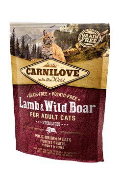 Carnilove Cat lamb & wild boar adult sterilised 400g