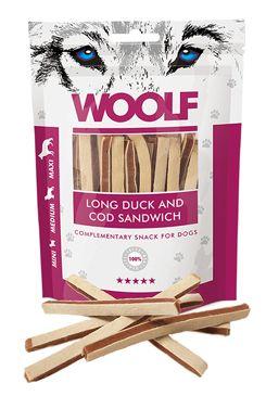 Woolf pochoutka soft duck and cod sandwich long 100g