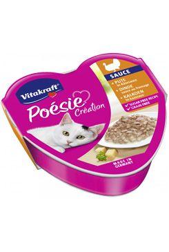 Vitakraft Cat Poésie konzerva šťáva krocan v sýrovej omáčce 85g