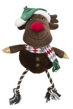Vánoční Hračka Xmas Reindeer Plyš/bavlna 49cm