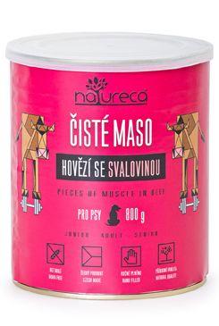 Natureca konzerva hovězí se svalovinou pro psy 800g