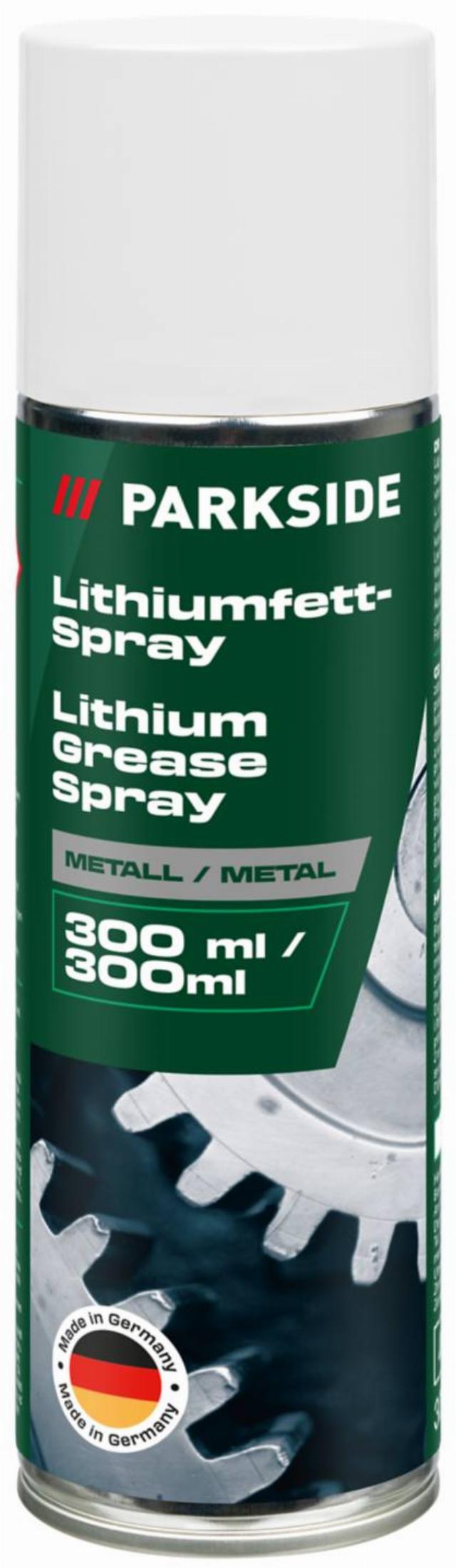 PARKSIDE Lithiový mazací tuk ve sprej objem: 300 ml
