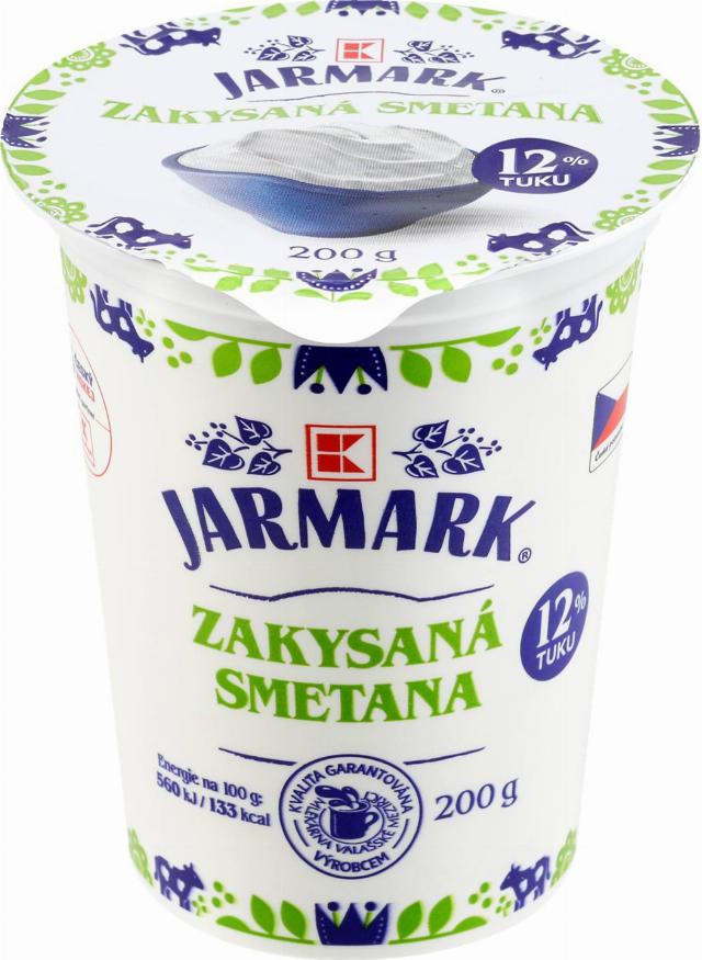 K-Jarmark Zakysaná smetana tuk 12 %