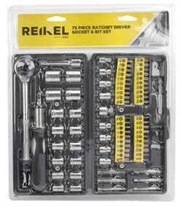 Reikel Ráčnový šroubovák se sadou bitů