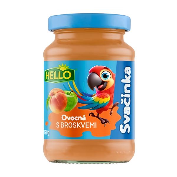 Hello Ovocná svačinka s broskvemi