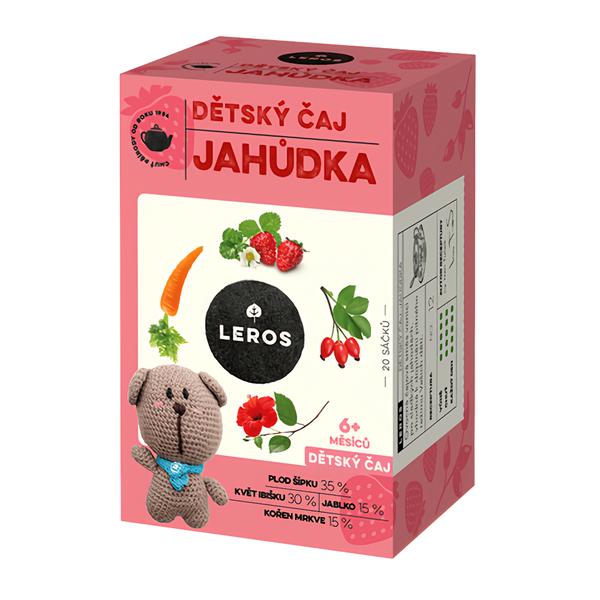 Leros Baby Dětský čaj Jahůdka