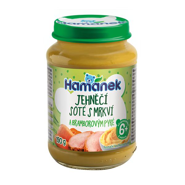 Hamánek Jehněčí soté s mrkví a bramborovým pyré