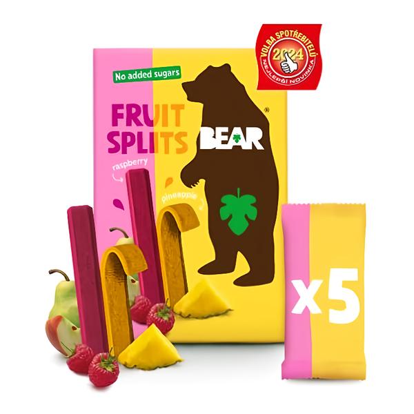 Bear Fruit Splits malina a ananas  5x20g