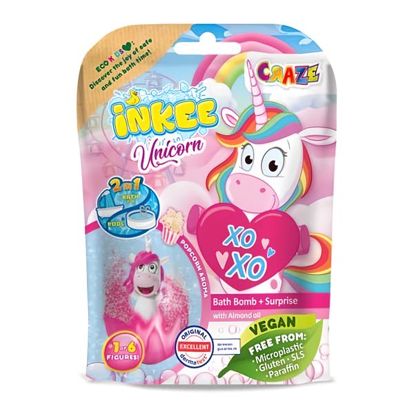 Inkee Šumivá bomba do vany s překvapením – Jednorožec