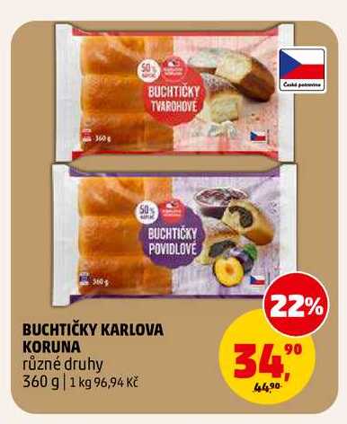 BUCHTIČKY KARLOVA KORUNA, 360 g