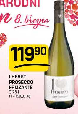 I HEART PROSECCO FRIZZANTE 0,75l