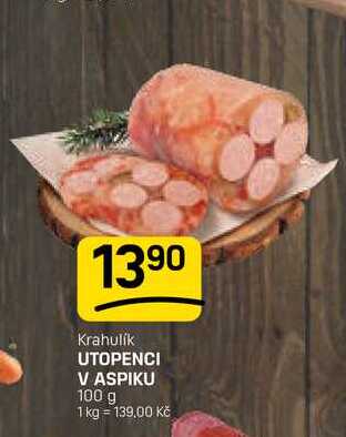 UTOPENCI V ASPIKU 100 g 
