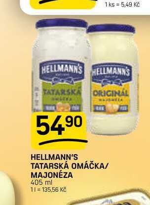 HELLMANN'S TATARSKÁ OMÁČKA/ MAJONÉZA 405 ml