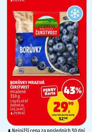 BORŮVKY MRAZIVÁ ČERSTVOST, 350 g