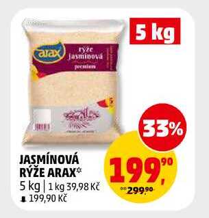 JASMÍNOVÁ RÝŽE ARAX, 5 kg 