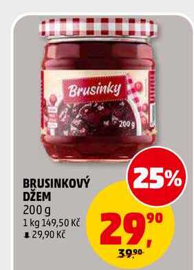 BRUSINKOVÝ DŽEM, 200 g