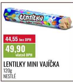 LENTILKY MINI VAJÍČKA 120g 