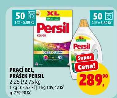 PRACÍ GEL PERSIL, 50 dávek