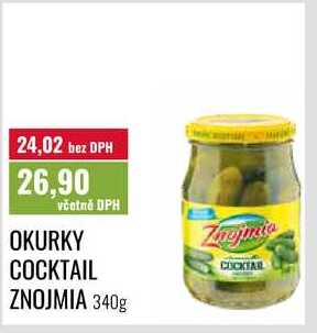OKURKY COCKTAIL ZNOJMIA 340g 
