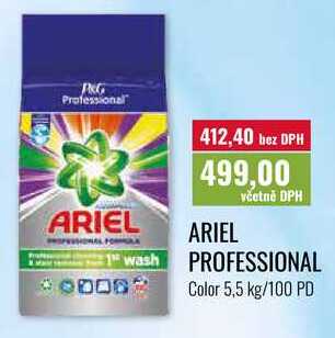 ARIEL PROFESSIONAL 5,5 kg/100 PD