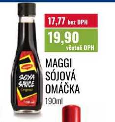 MAGGI SÓJOVÁ OMÁČKA 190ml 