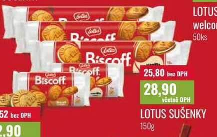 LOTUS SUŠENKY 150g 