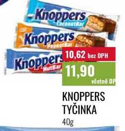 KNOPPERS TYČINKA 40g 