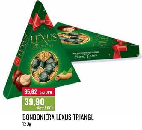 BONBONIÉRA LEXUS TRIANGL 120g 