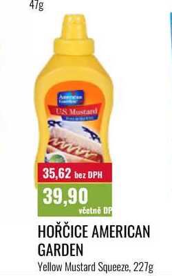 HOŘČICE AMERICAN GARDEN 227g 