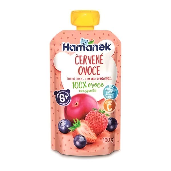 Hamánek 100% ovoce Červené ovoce