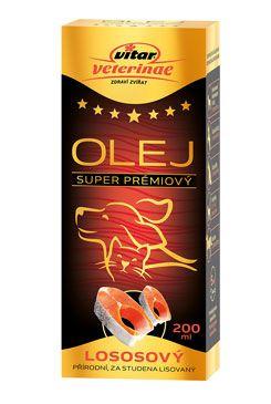 Vitar Veterinae lososový olej 200ml