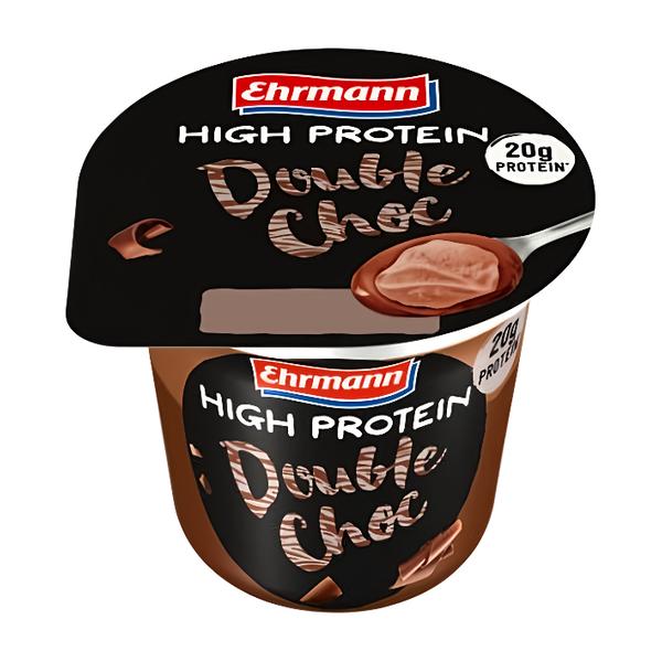 Ehrmann High Protein Pudding & Topping Double Choc
