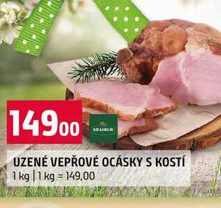 UZENÉ VEPŘOVÉ OCÁSKY S KOSTÍ 1 kg