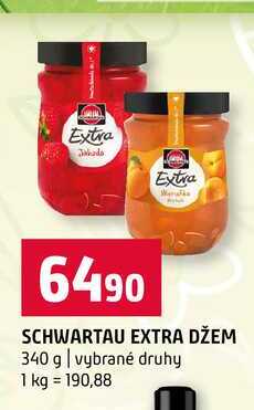 SCHWARTAU EXTRA DŽEM 340 g vybrané druhy