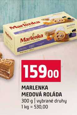 MARLENKA MEDOVÁ ROLÁDA 300 g vybrané druhy