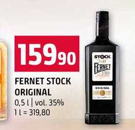 FERNET STOCK ORIGINAL 0,5l vol. 35%